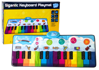 Taneční podložka Edukativní Duhové Piano Nástroje 10 Melodií
